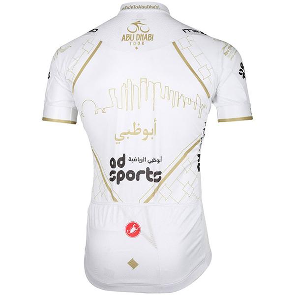 2017 Maglia Abu Dhabi Tour bianco - Clicca l'immagine per chiudere